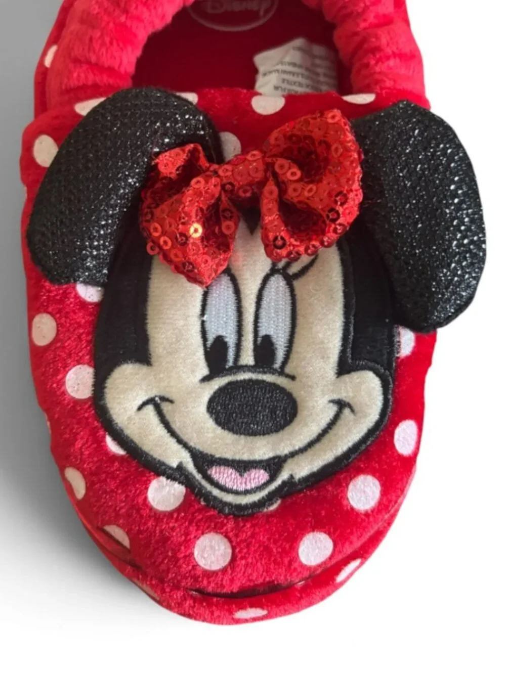 NWT Disney Minnie Mouse Toddlers Girls Slippers